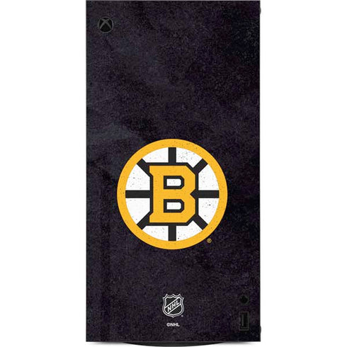 NHL Boston Bruins Distressed XBox Series X Digital Edition Console Skin